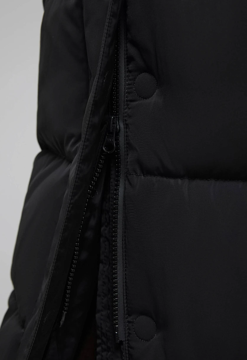 Длинный пуховик с натуральным пухом, Модель FAF11045, Фото №9