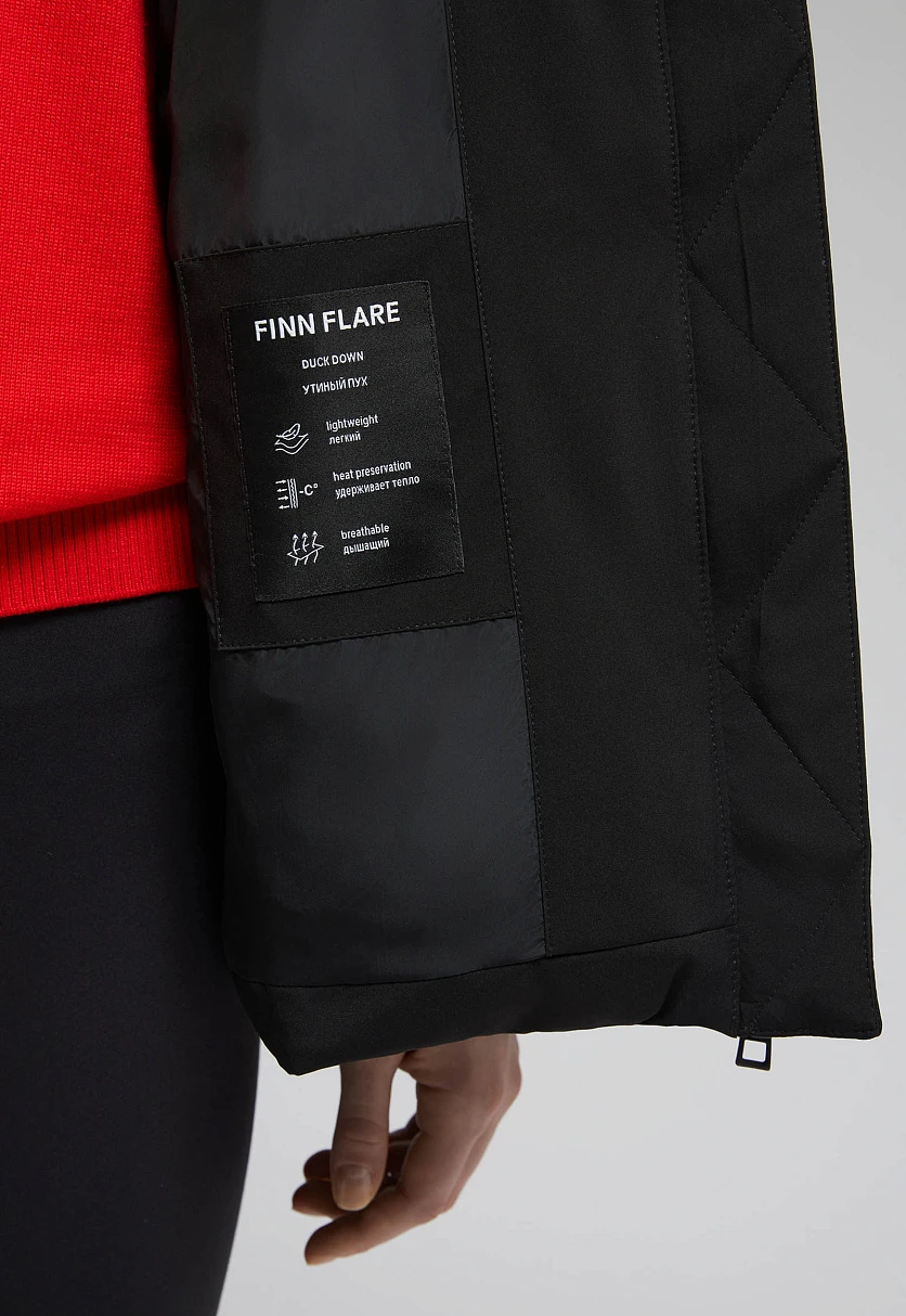 Пуховик с натуральным пухом, Модель FAF11091, Фото №9