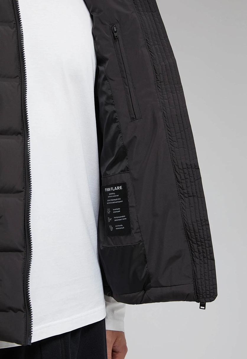 Утепленный стеганый жилет, Модель FAF21005, Фото №9