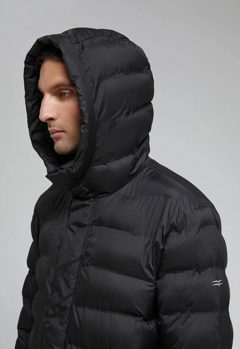 Утепленное полупальто с капюшоном, Модель FAF21017, Фото №8