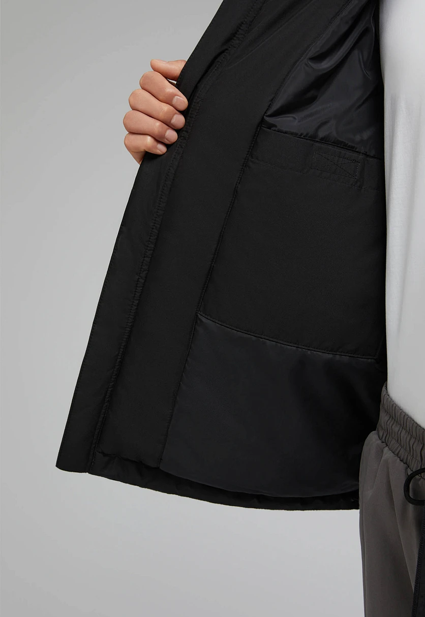 Утепленная куртка с капюшоном, Модель FAF21025, Фото №11