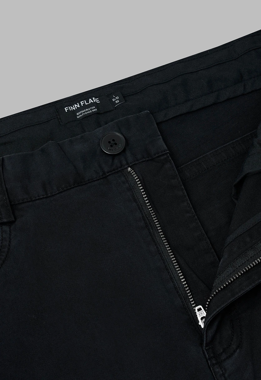 Брюки прямого кроя из хлопка, Модель FAF21072, Фото №6