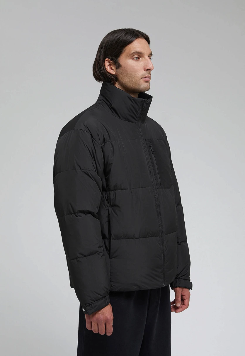 Стеганый пуховик с натуральным пухом, Модель FAF21096, Фото №12