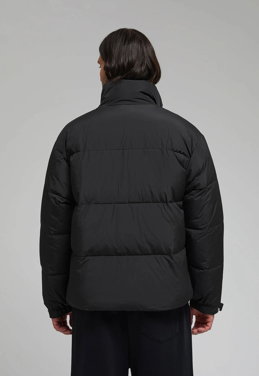 Стеганый пуховик с натуральным пухом Черный FAF21096Купить в интернет-магазине FINN FLARE, предосмотр фото №12 Стеганый пуховик с натуральным пухом, Модель FAF21096, Фото №12