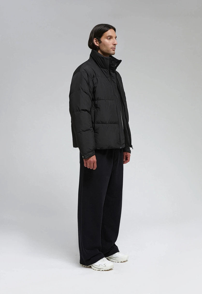 Стеганый пуховик с натуральным пухом, Модель FAF21096, Фото №3