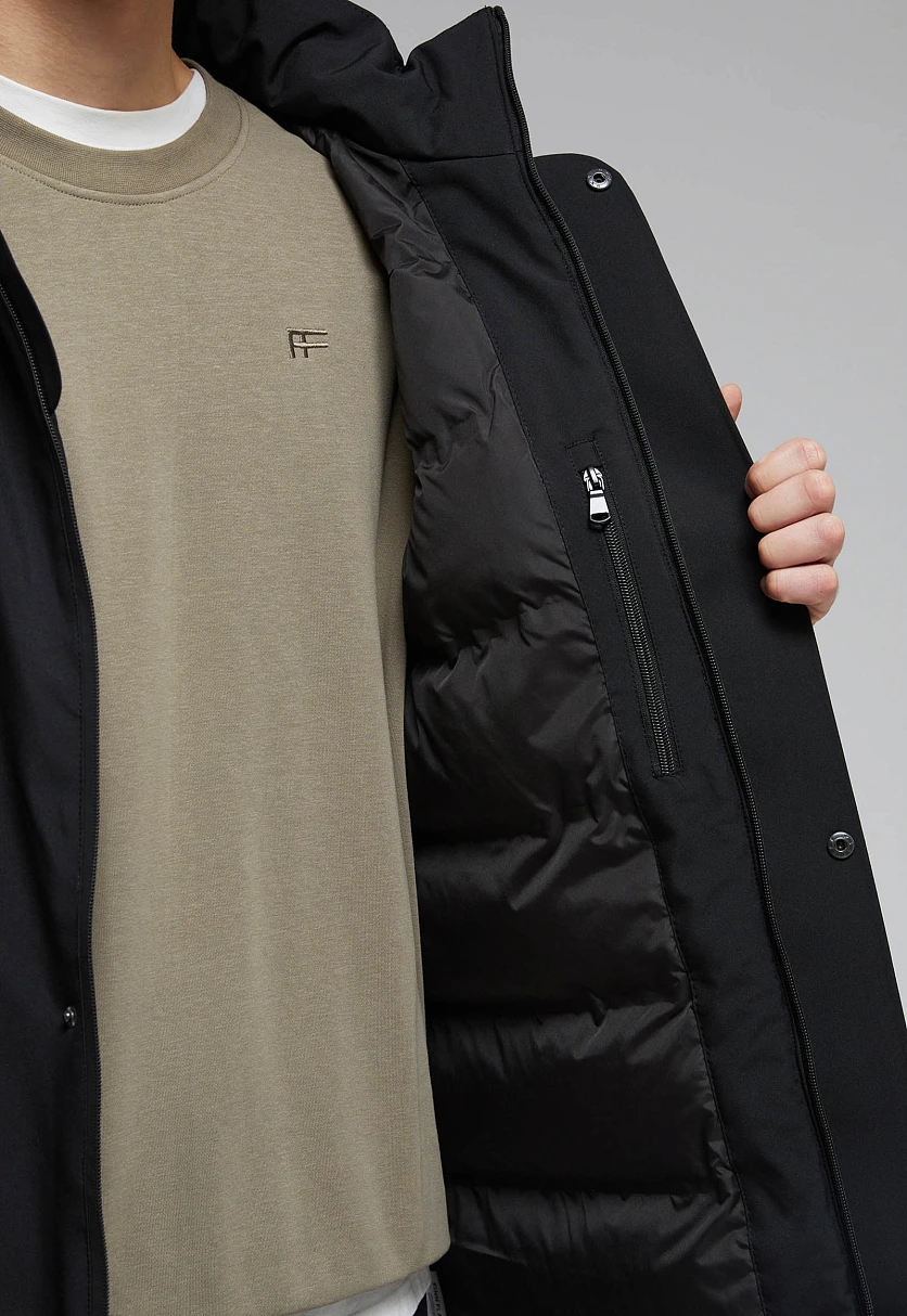 Утепленная куртка с капюшоном, Модель FAF22002, Фото №7