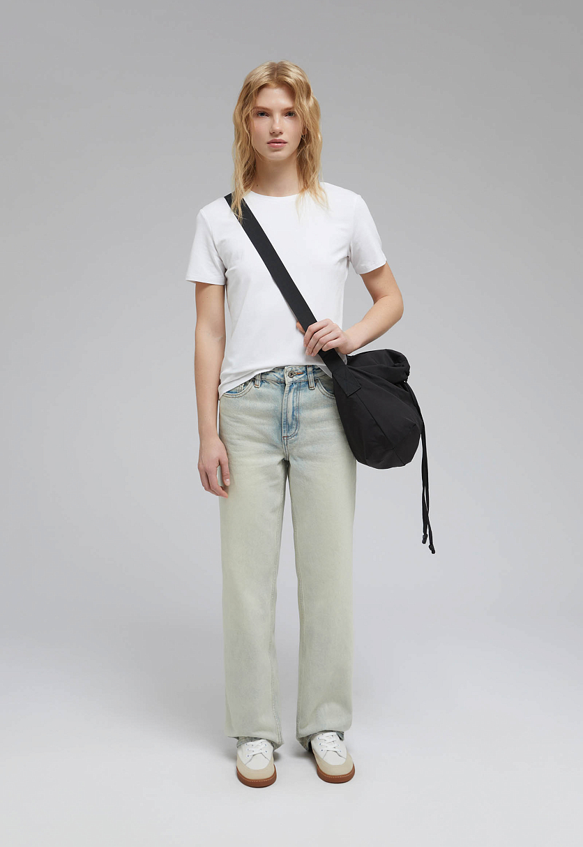 Футболка приталенного кроя из хлопка