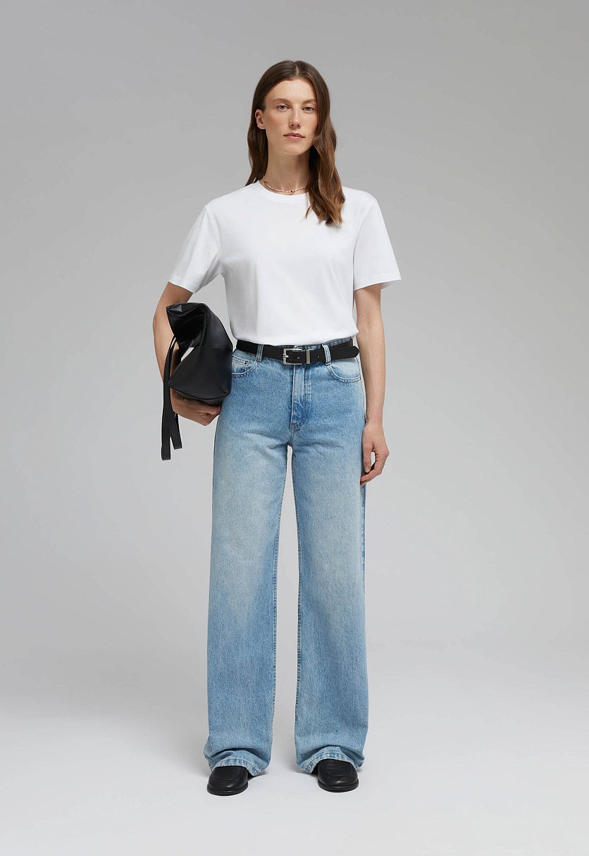 Футболка из мерсеризованного хлопка