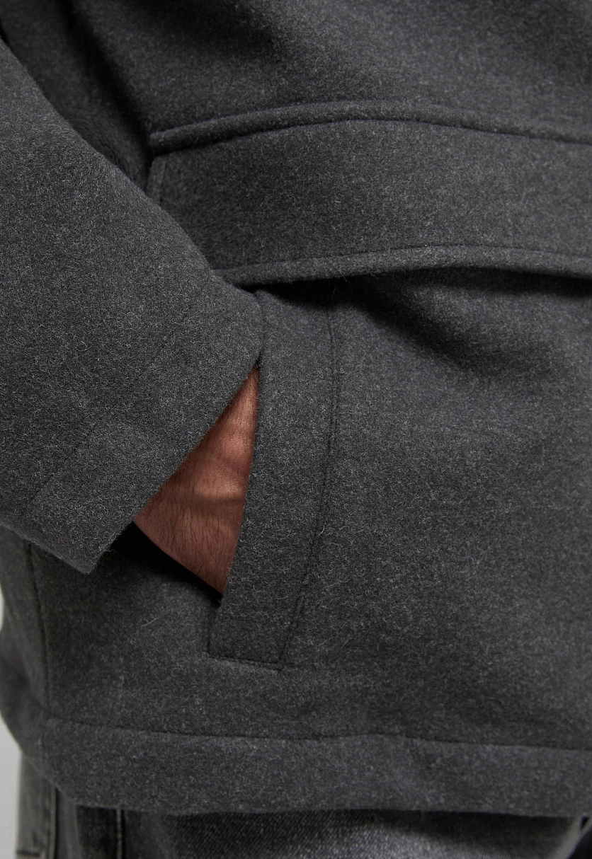 Утепленная куртка с воротником-стойкой, Модель FAF21024, Фото №5