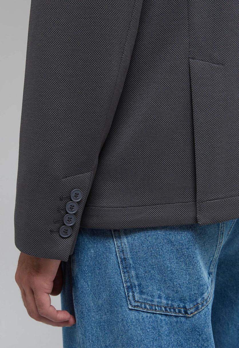 Однобортный пиджак с хлопком, Модель FAF21097, Фото №5