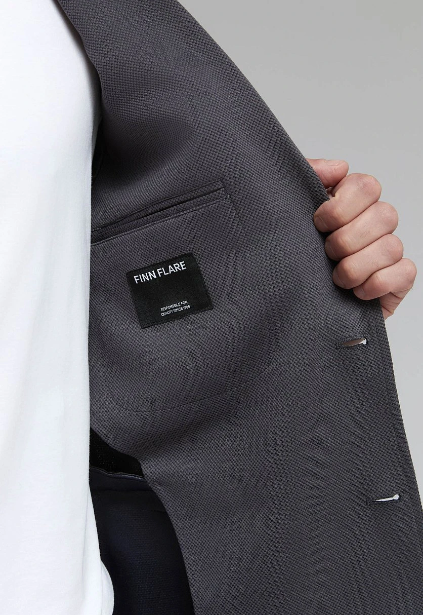 Однобортный пиджак с хлопком, Модель FAF21097, Фото №8