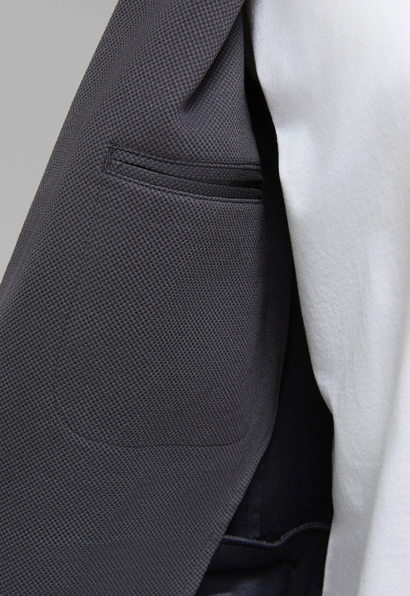 Однобортный пиджак с хлопком, Модель FAF21097, Фото №7