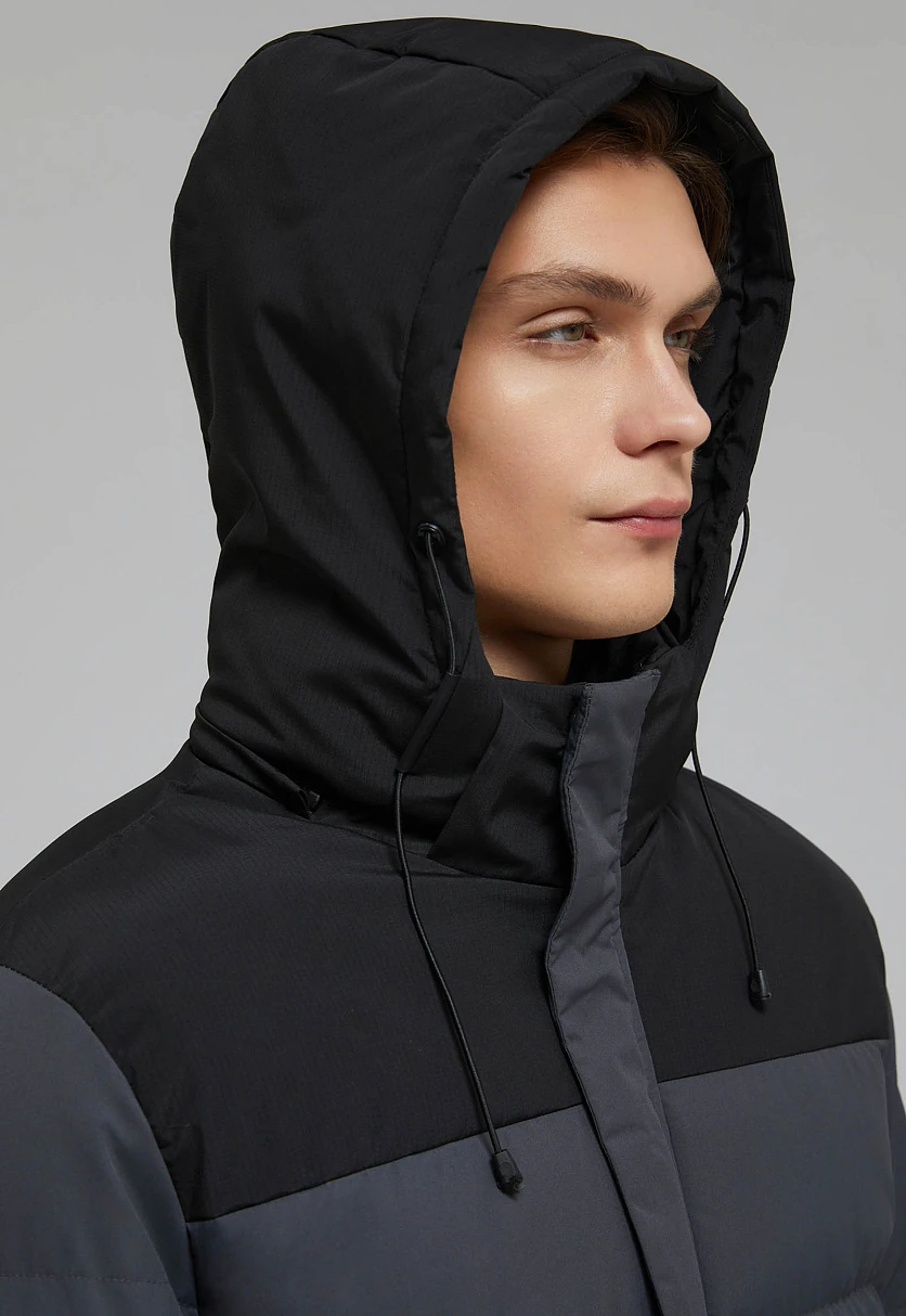 Стеганая куртка с капюшоном, Модель FAF22008, Фото №6