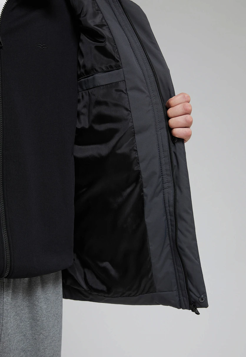 Стеганая куртка с капюшоном, Модель FAF22008, Фото №5