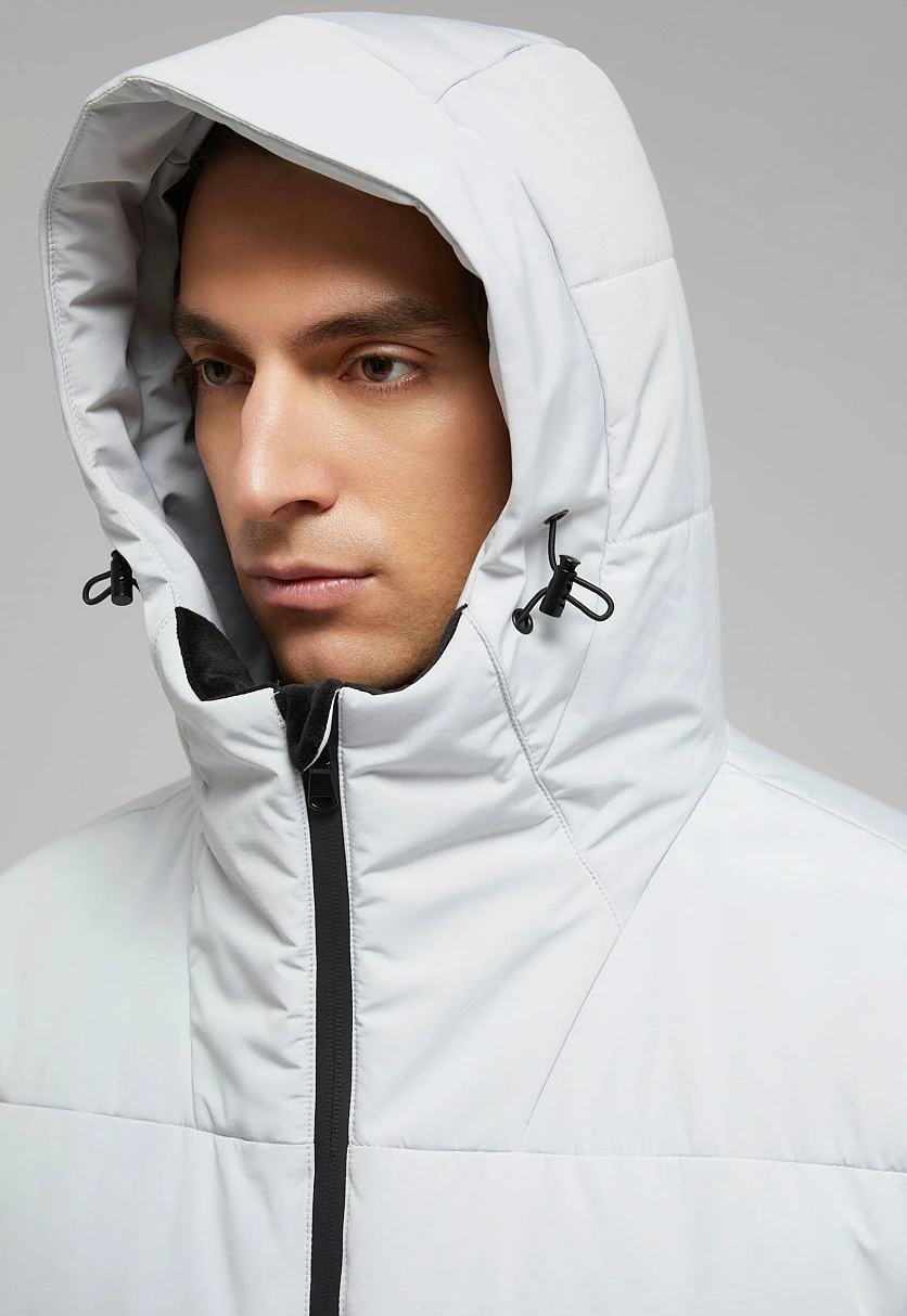 Стеганая куртка с капюшоном, Модель FAF22006, Фото №8