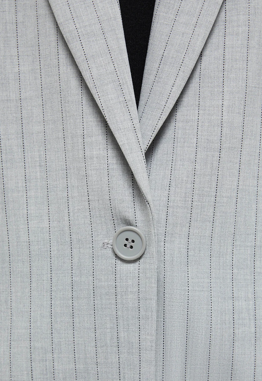 Однобортный жакет в полоску, Модель FAF11079, Фото №8