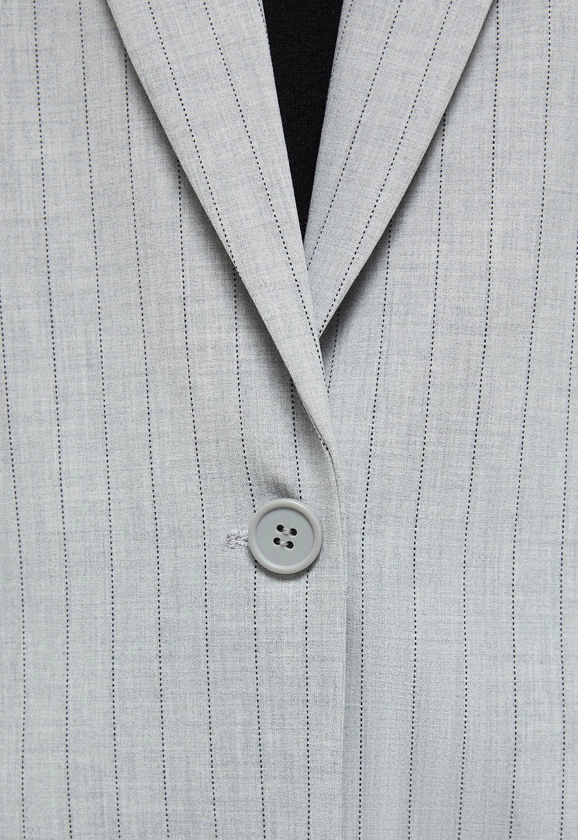 Однобортный жакет в полоску, Модель FAF11079, Фото №8