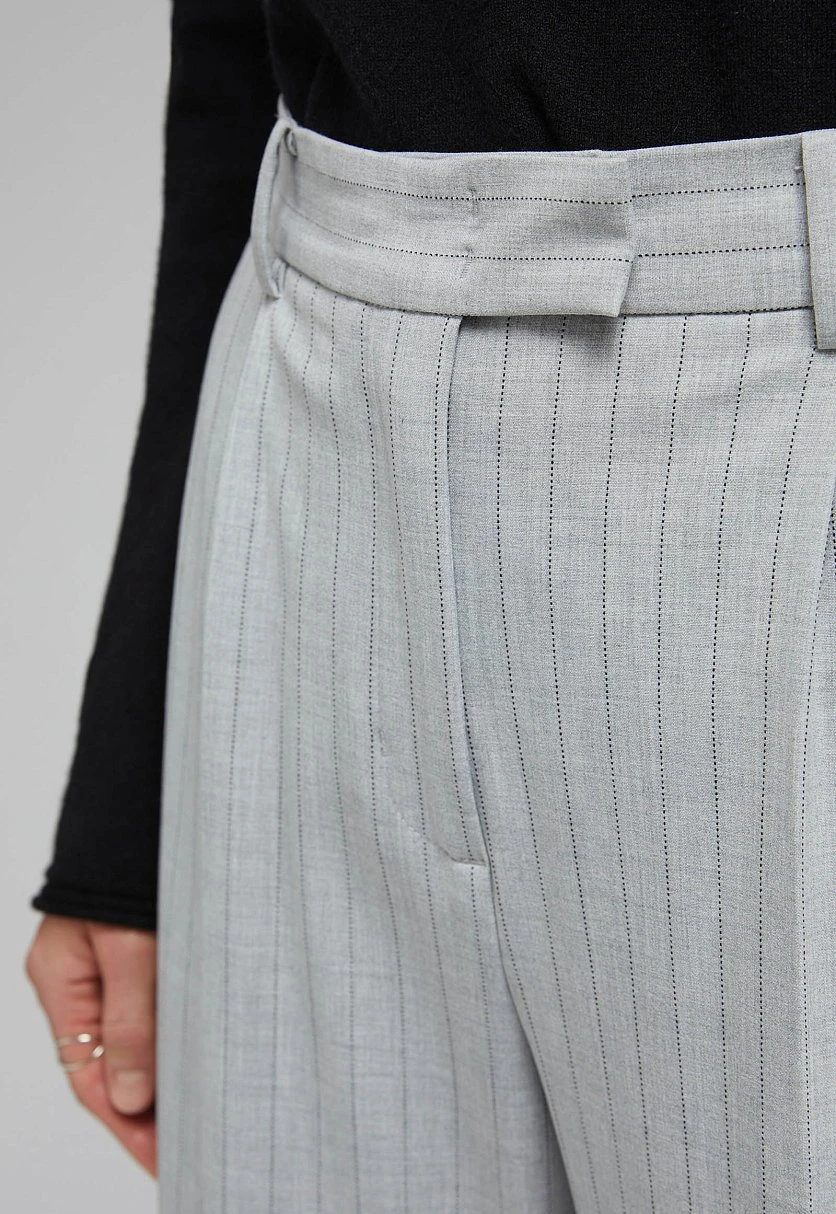 Прямые брюки в полоску, Модель FAF11080, Фото №8