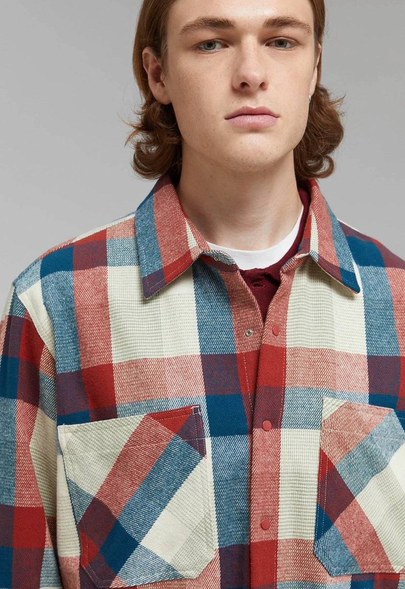 Рубашка из хлопковой фланели в клетку, Модель FAF210110, Фото №5