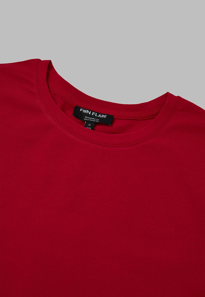 Футболка приталенного кроя из хлопка, Модель FAF110141, Фото №6