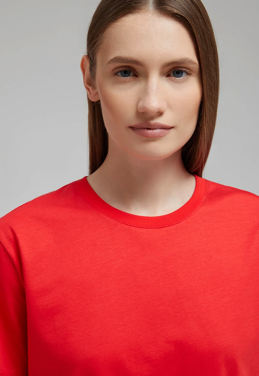 Футболка из мерсеризованного хлопка, Модель FAE110178, Фото №8