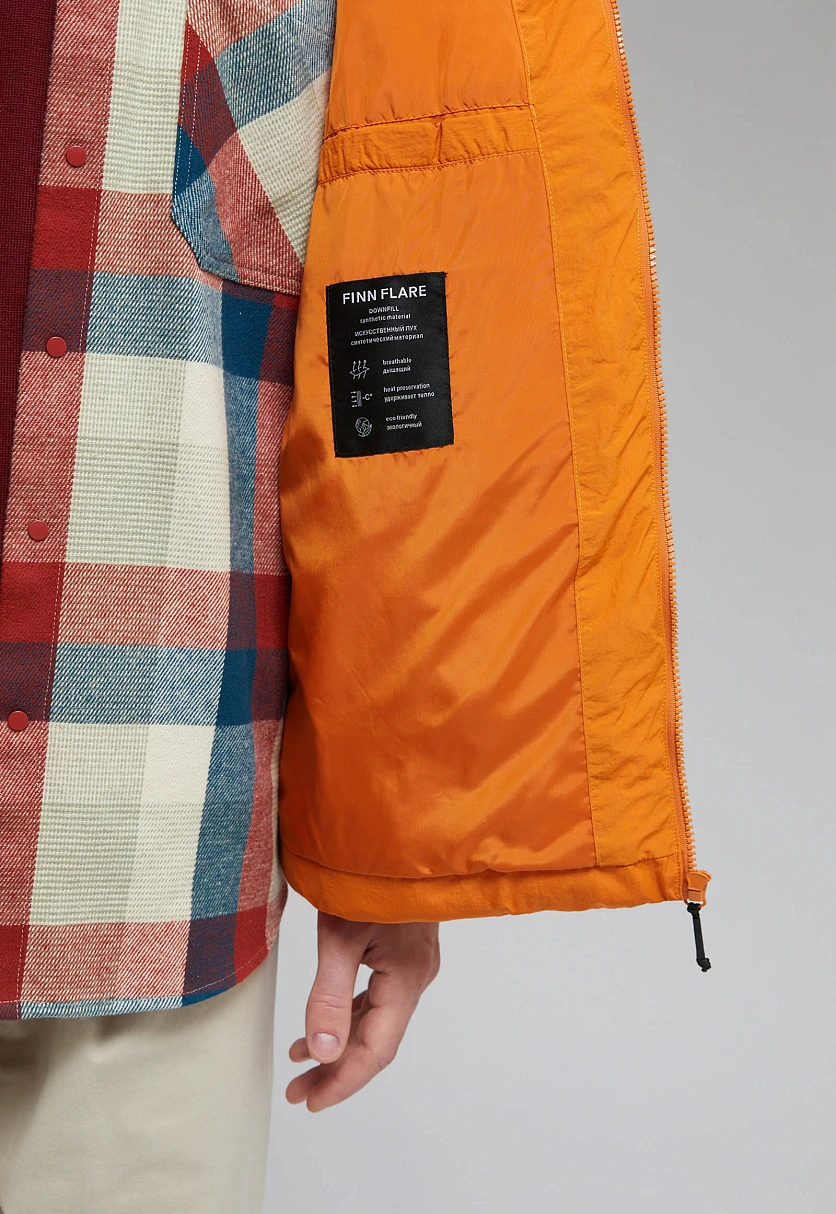 Утепленная куртка с капюшоном, Модель FAF21011, Фото №11