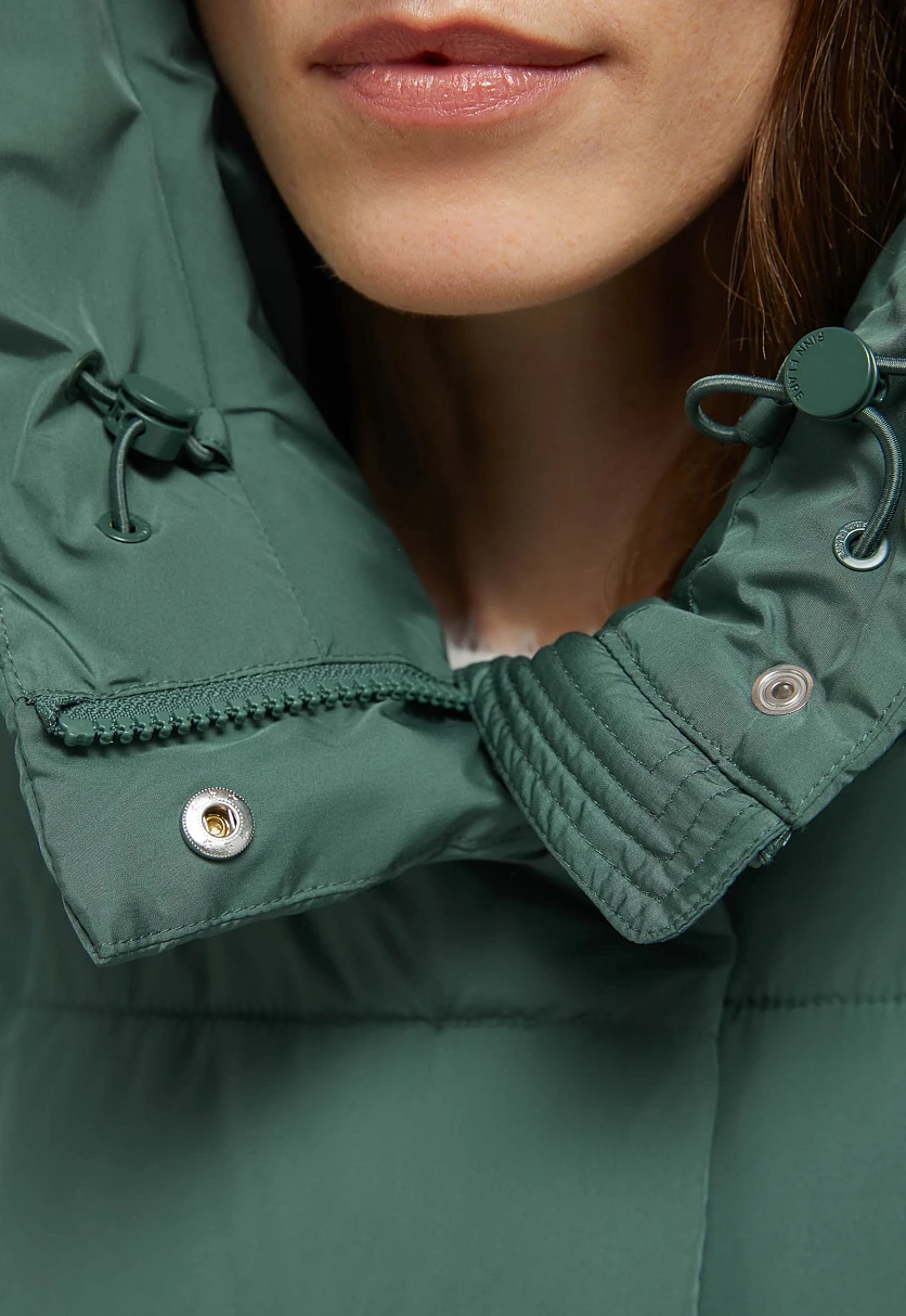 Утепленное пальто с капюшоном, Модель FAF11007, Фото №10