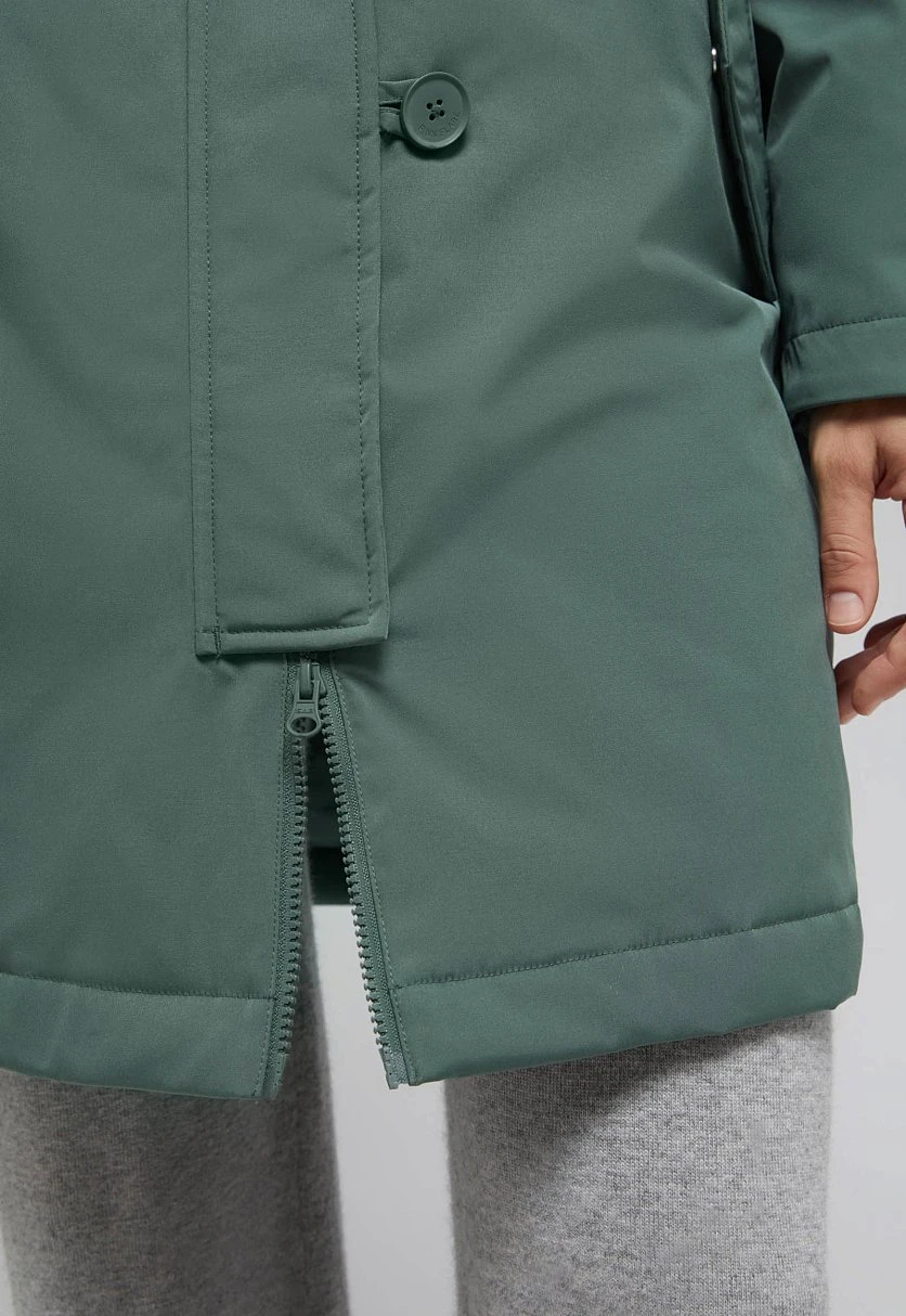 Утепленное пальто с капюшоном, Модель FAF110139, Фото №8