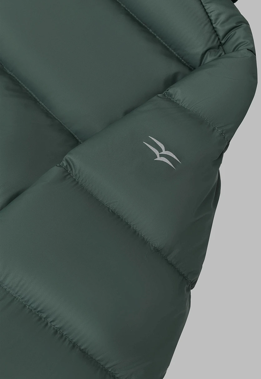 Стеганый пуховик с натуральным пухом, Модель FAF11041, Фото №7