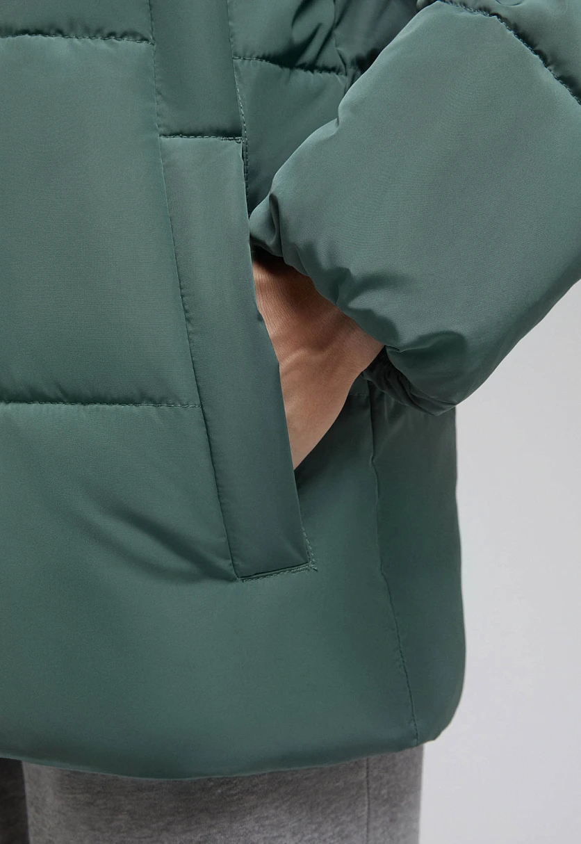 Утепленная куртка с капюшоном, Модель FAF11044, Фото №5