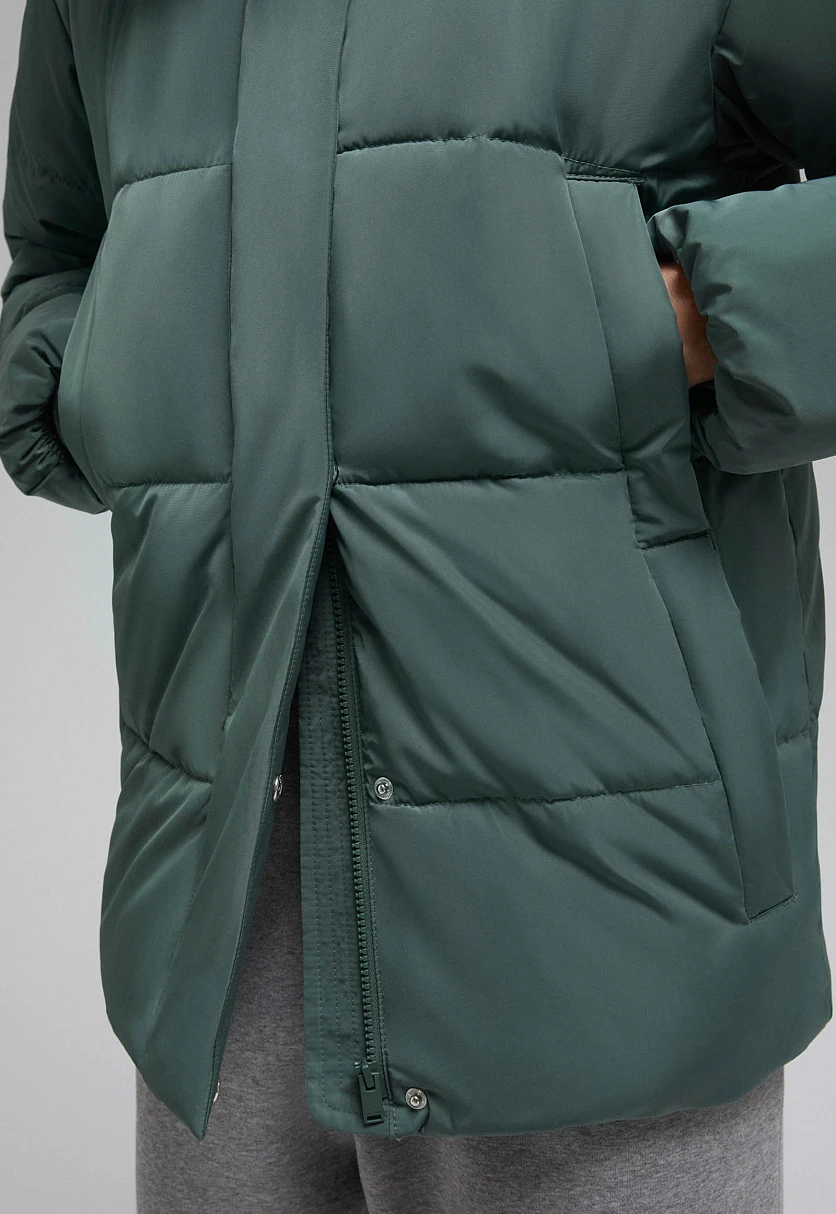 Утепленная куртка с капюшоном, Модель FAF11044, Фото №9