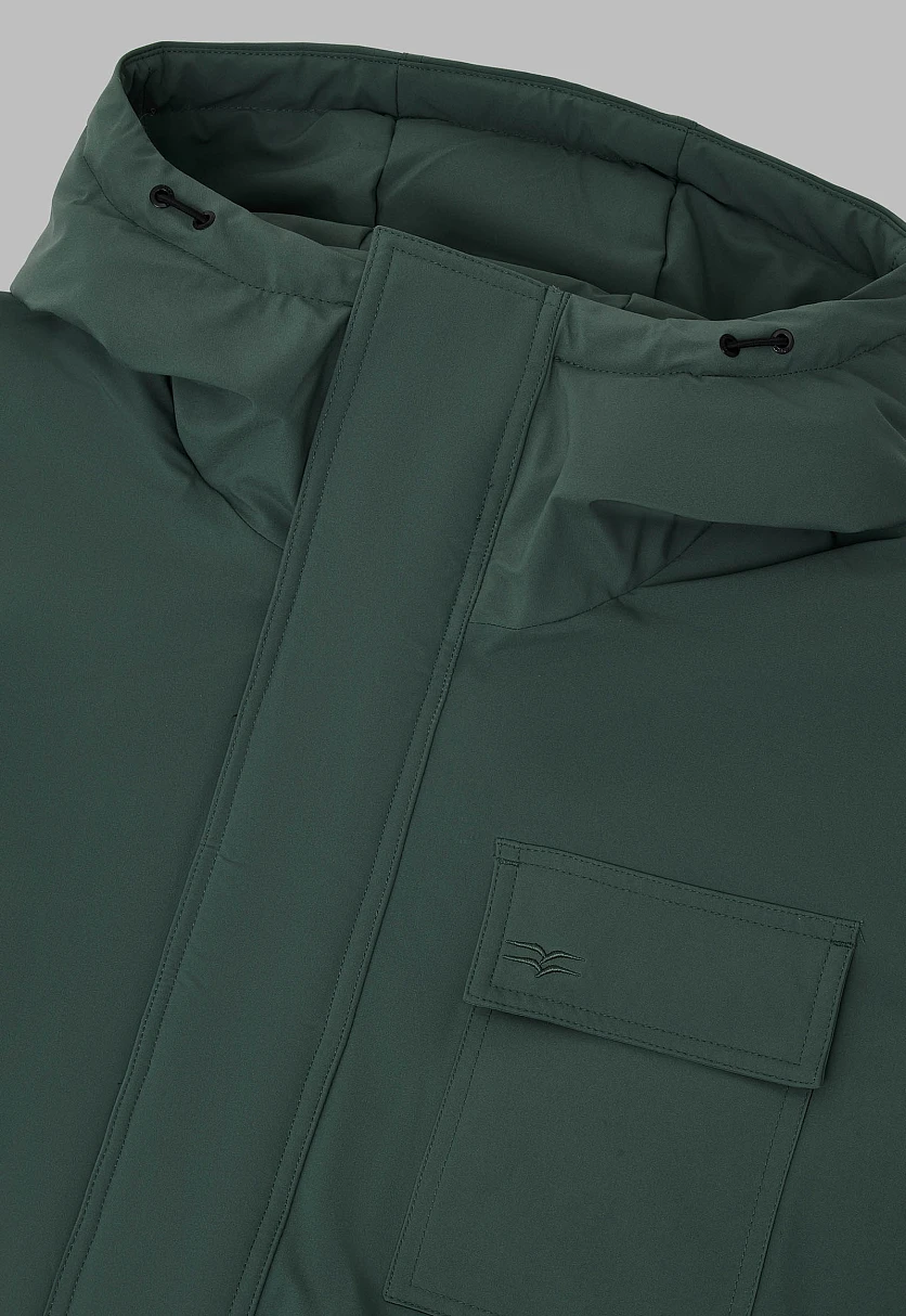 Утепленная куртка с капюшоном, Модель FAF21001, Фото №6