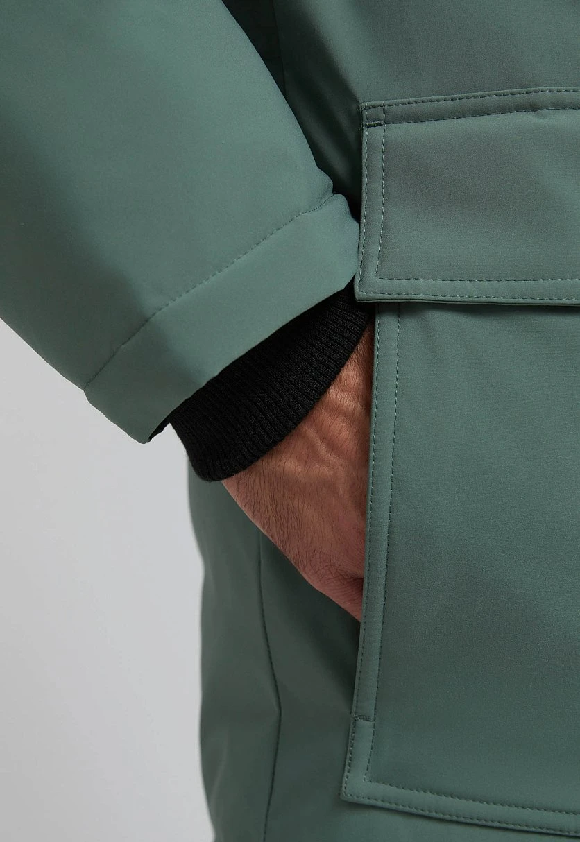 Утепленная куртка с капюшоном, Модель FAF21001, Фото №5