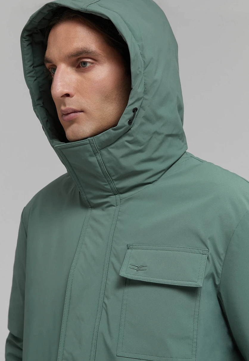 Утепленная куртка с капюшоном, Модель FAF21001, Фото №5