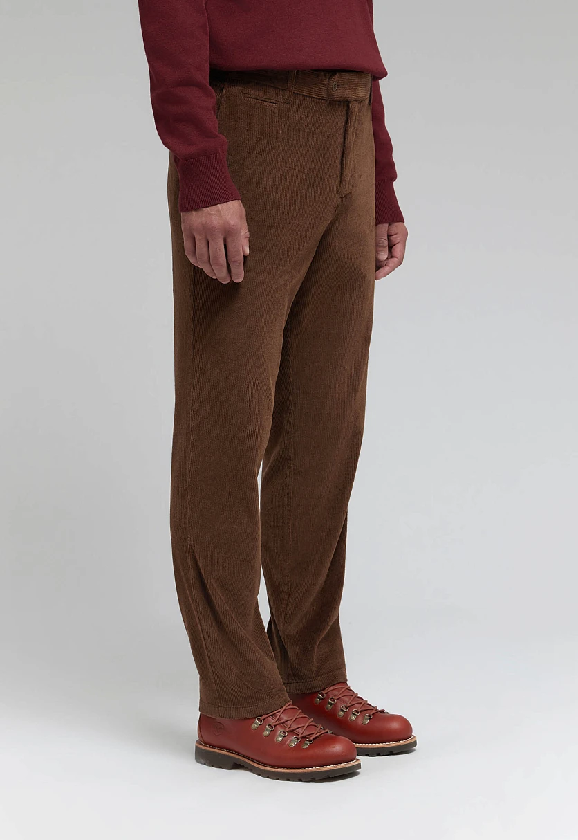 Брюки прямого кроя из хлопка, Модель FAF21071, Фото №7