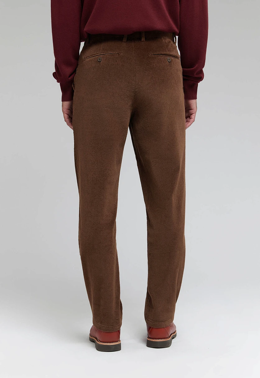 Брюки прямого кроя из хлопка, Модель FAF21071, Фото №8