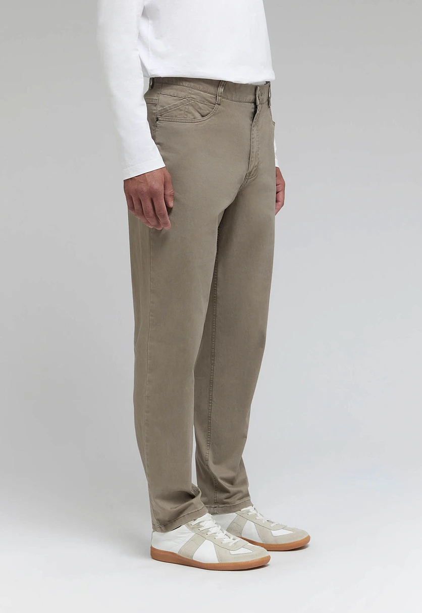 Брюки прямого кроя из хлопка, Модель FAF21072, Фото №10