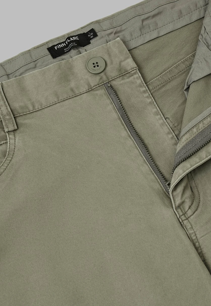 Брюки прямого кроя из хлопка, Модель FAF21072, Фото №5