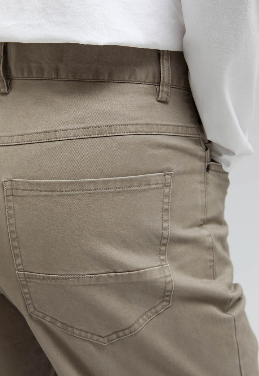 Брюки прямого кроя из хлопка, Модель FAF21072, Фото №8