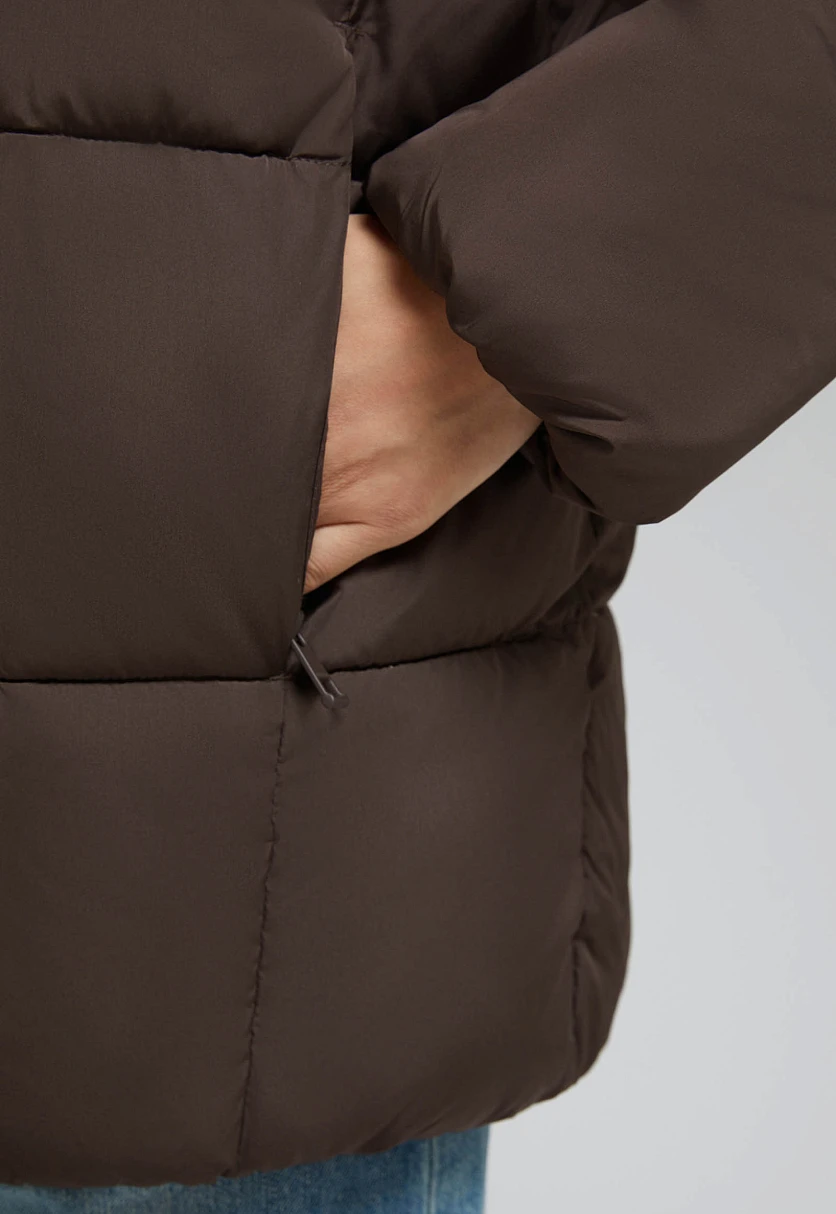 Стеганая куртка с капюшоном, Модель FAF11006, Фото №6