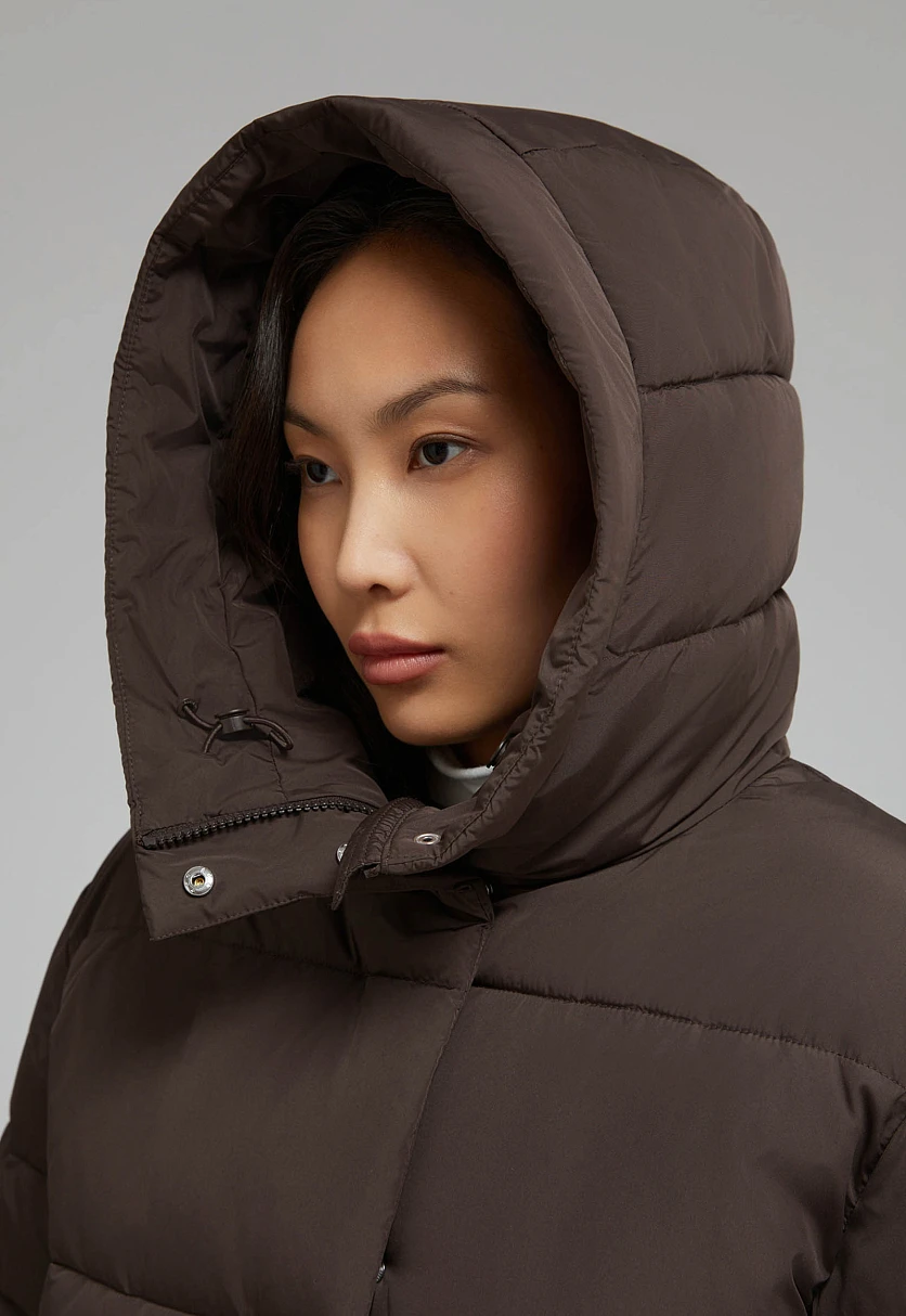 Стеганая куртка с капюшоном, Модель FAF11006, Фото №9