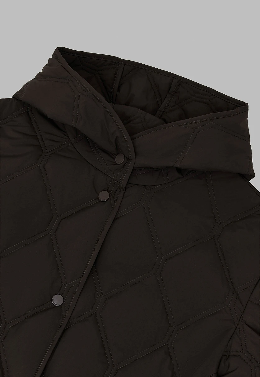 Утепленное пальто с капюшоном, Модель FAF110136, Фото №6