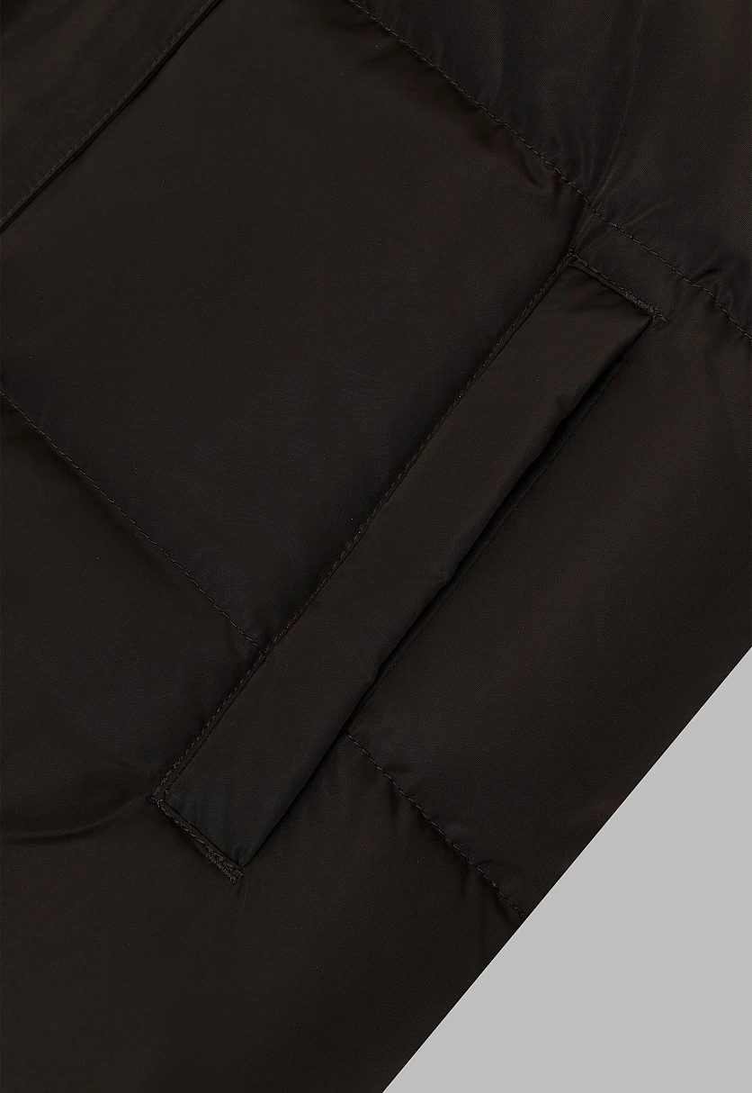 Длинный пуховик с натуральным пухом, Модель FAF11045, Фото №8