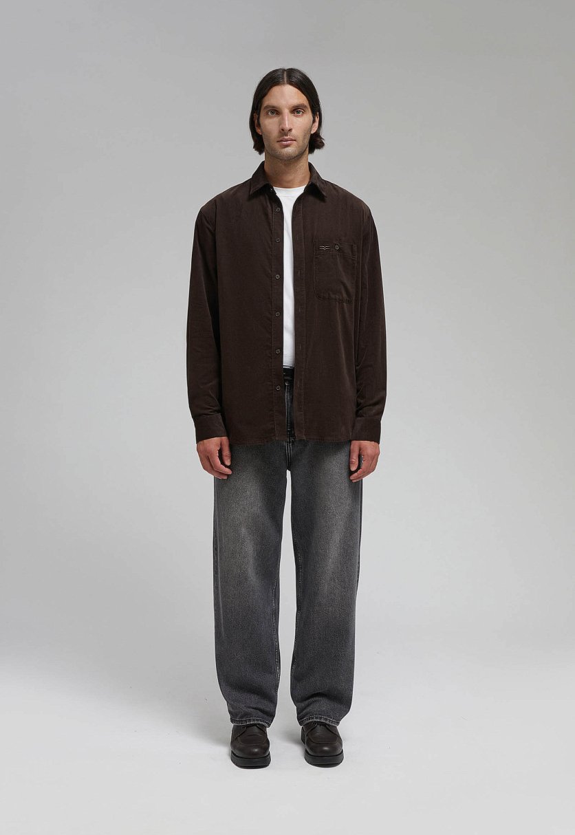 Рубашка из вельвета