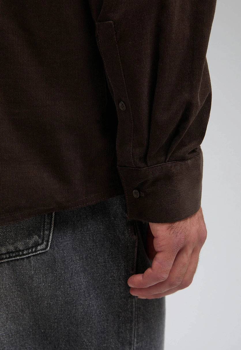 Рубашка из вельвета, Модель FAF210103, Фото №6