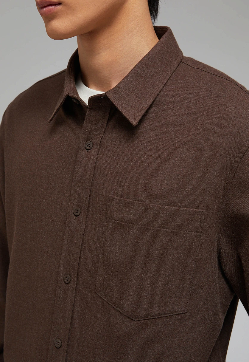 Рубашка из фланели, Модель FAF21040, Фото №5