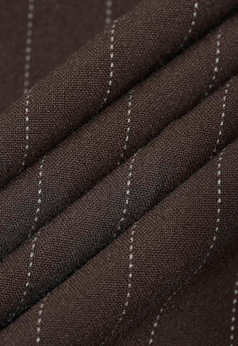 Прямые брюки в полоску, Модель FAF11080, Фото №7