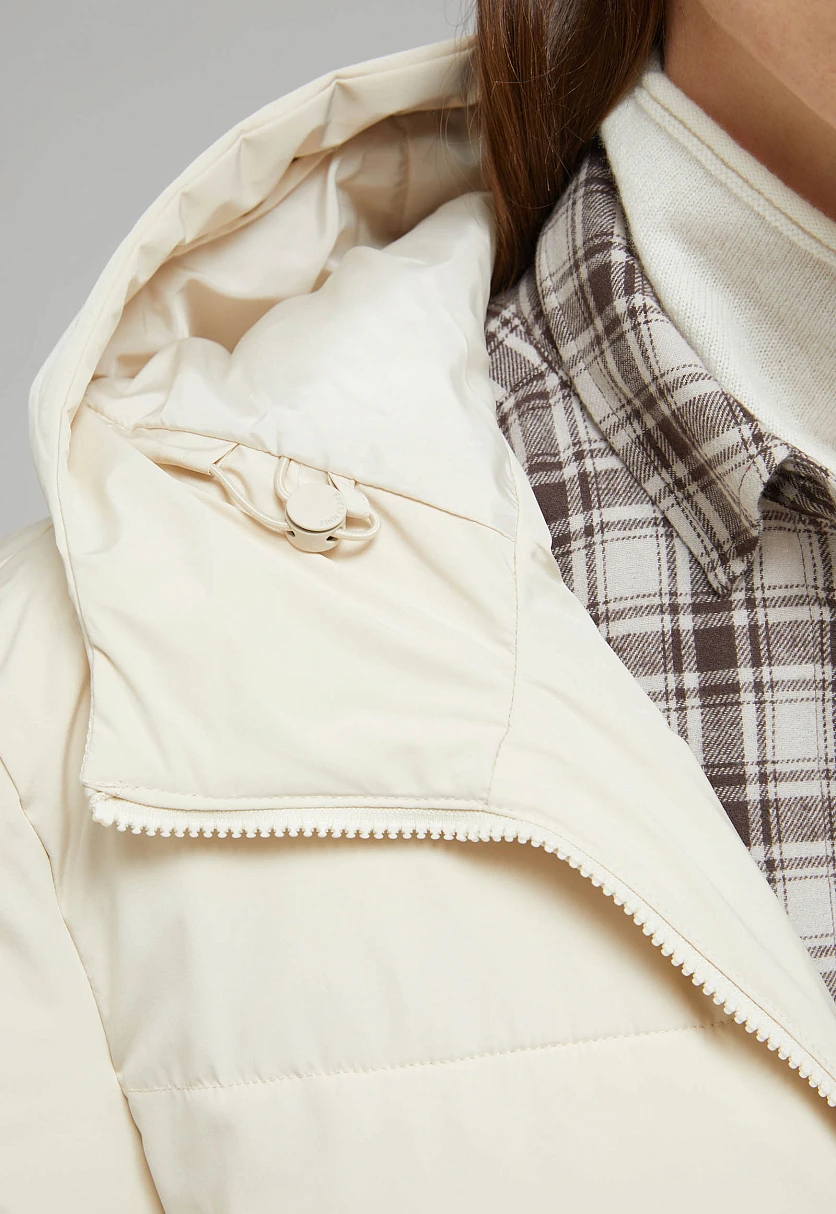 Утепленное пальто с капюшоном, Модель FAF11011, Фото №8