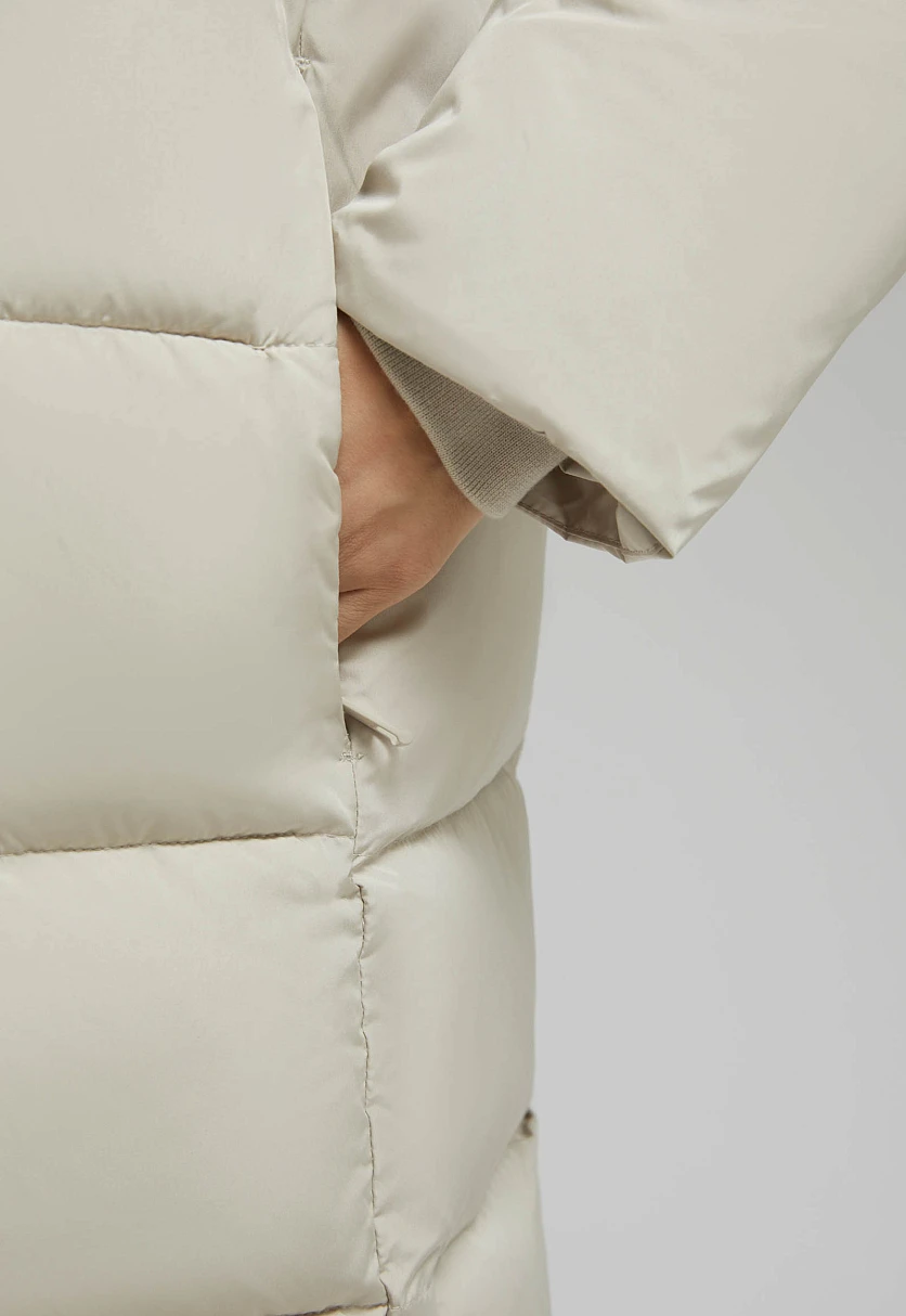 Утепленное пальто с капюшоном, Модель FAF11007, Фото №6