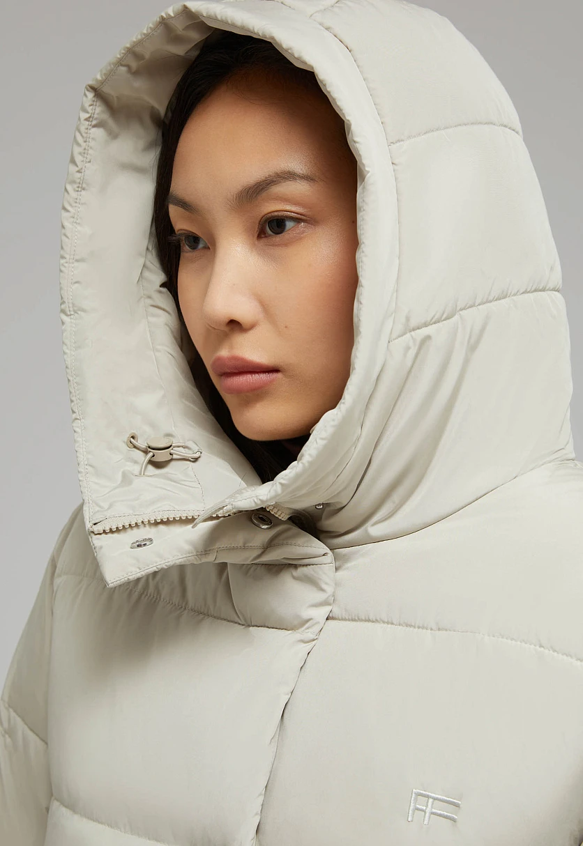 Утепленное пальто с капюшоном, Модель FAF11007, Фото №9